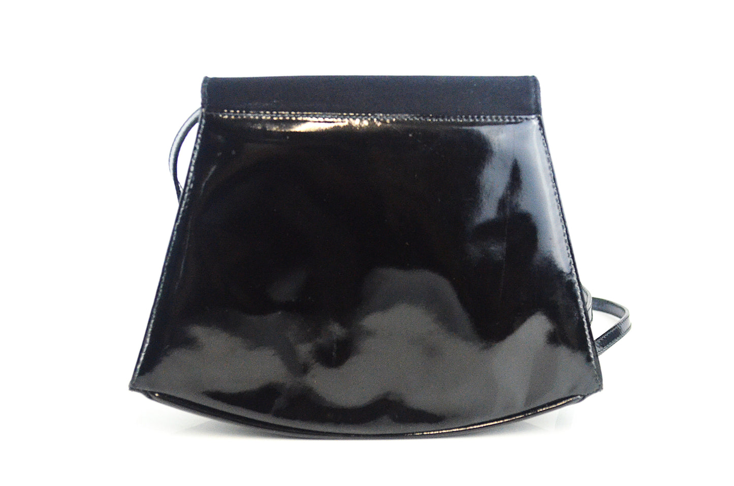 Salvatore Ferragamo Lackleder Umhängetasche