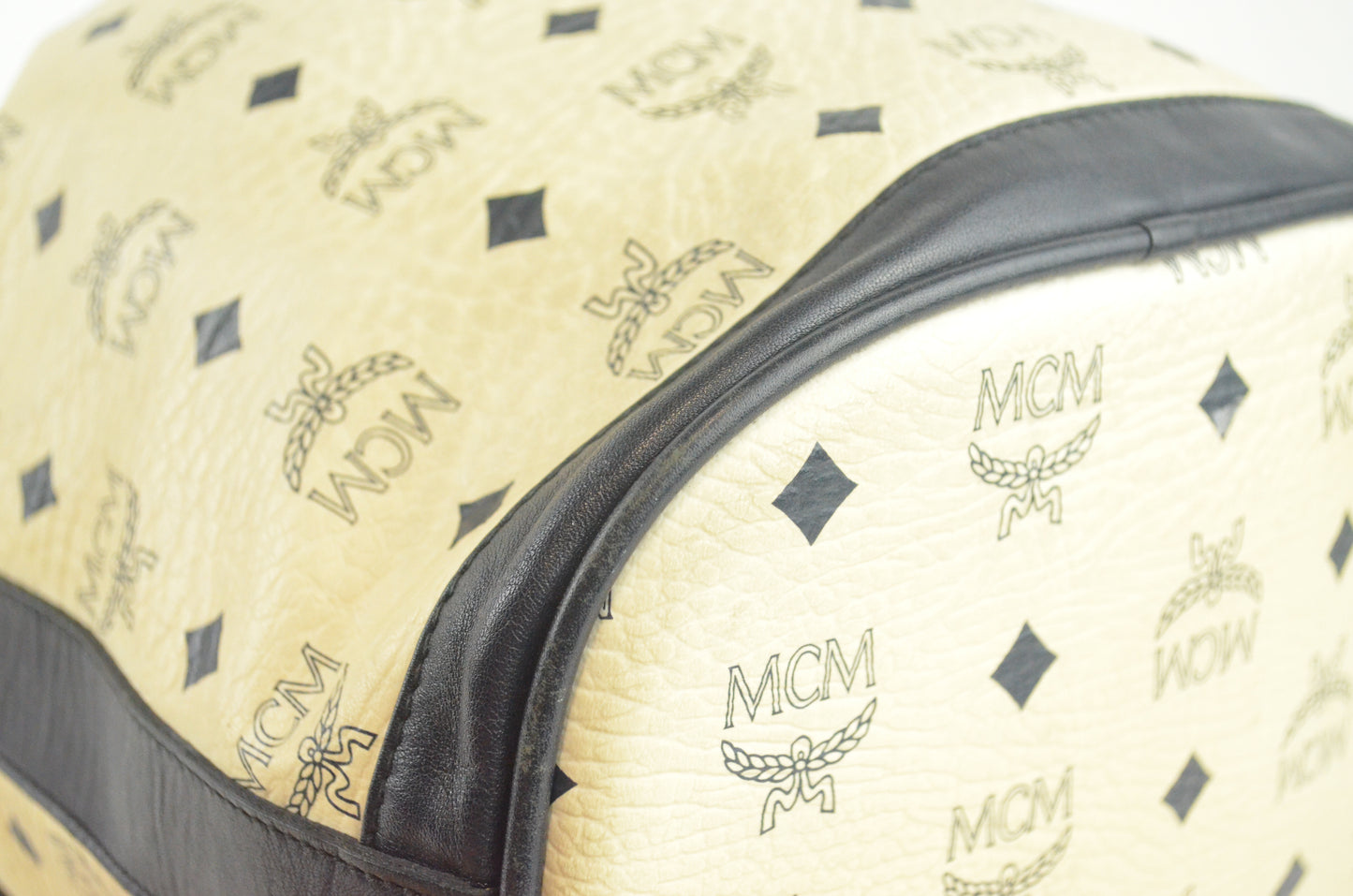 MCM Drawstring Bucket Bag