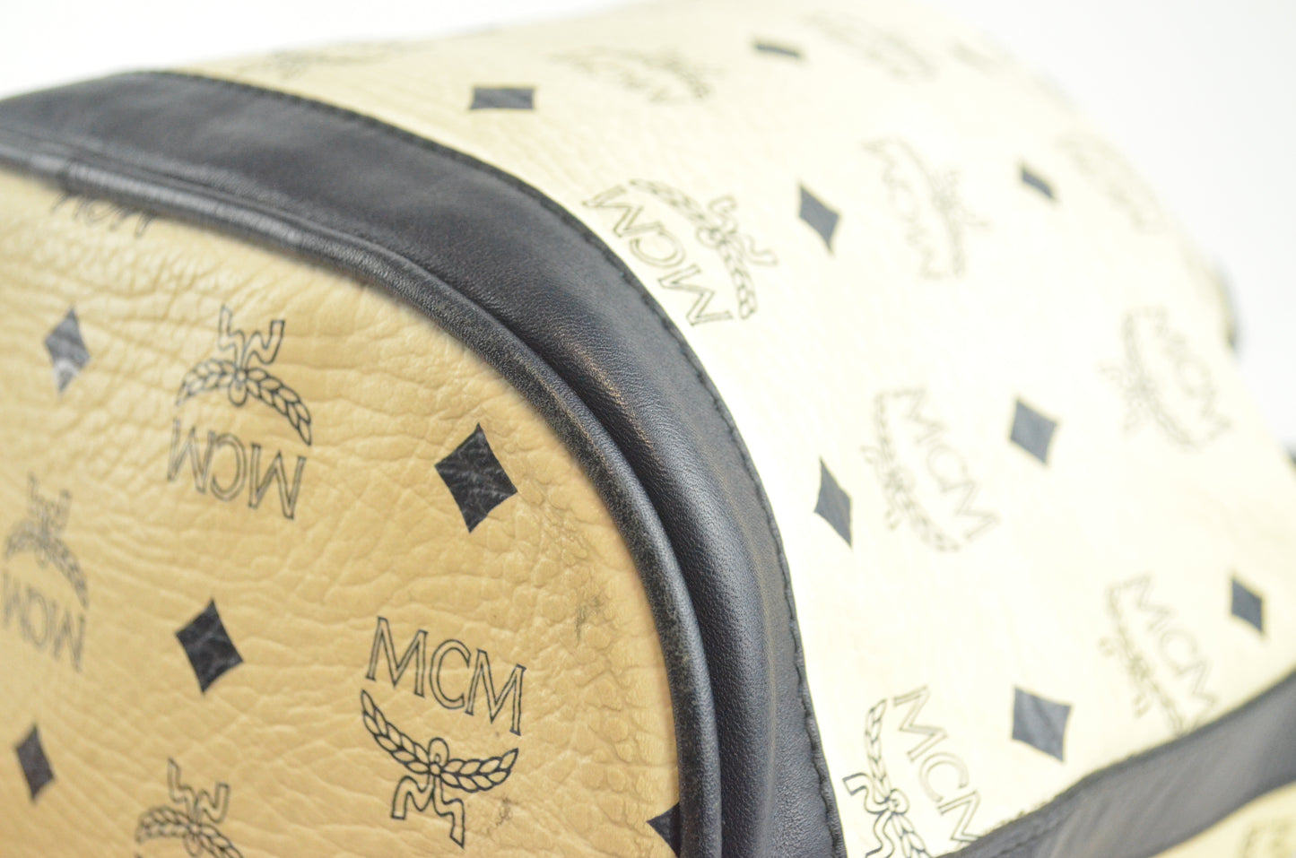 MCM Drawstring Bucket Bag