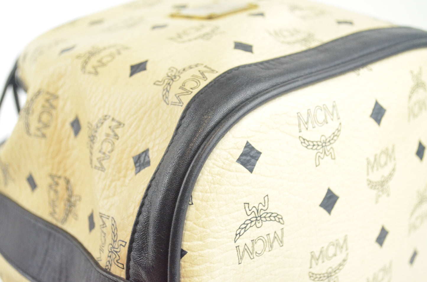 MCM Drawstring Bucket Bag