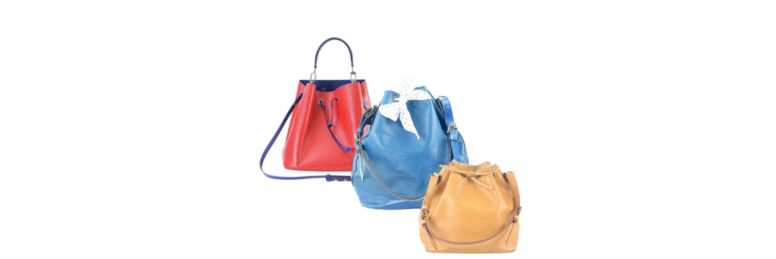Louis Vuitton Noé, Petit Noé und NéoNoé MM im direkten Größenvergleich