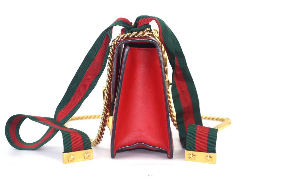 Gucci Mini Sylvie Chain Shoulder Bag Rot