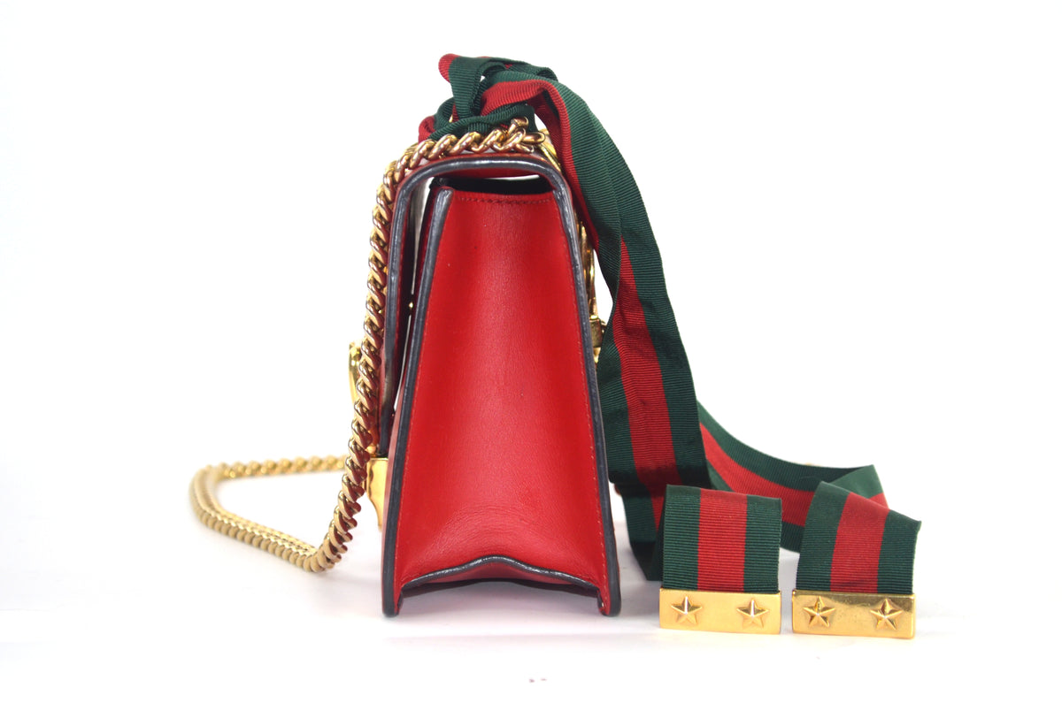 Gucci Mini Sylvie Chain Shoulder Bag Rot