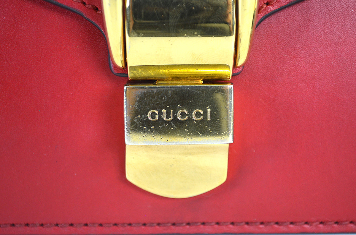 Gucci Mini Sylvie Chain Shoulder Bag Rot