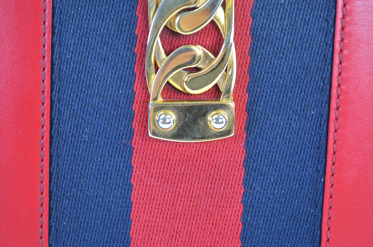 Gucci Mini Sylvie Chain Shoulder Bag Rot
