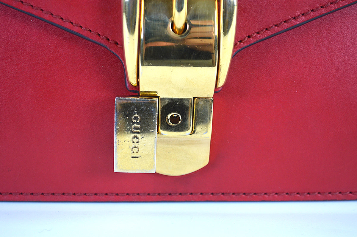 Gucci Mini Sylvie Chain Shoulder Bag Rot
