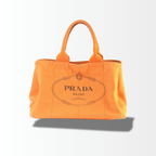 Prada Canapa Canvas Handtasche Orange