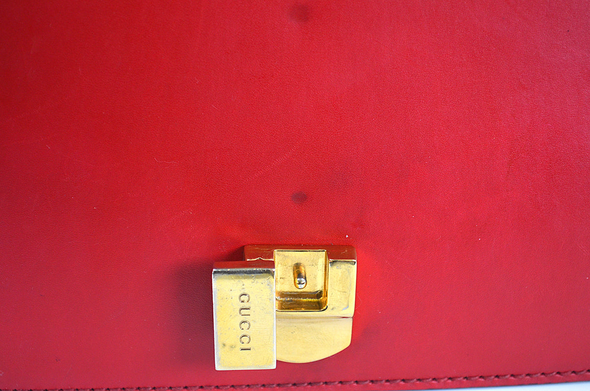 Gucci Mini Sylvie Chain Shoulder Bag Rot