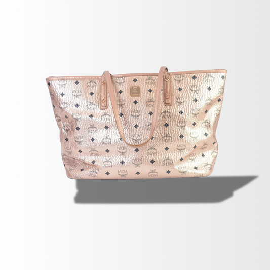 MCM Anya Shopper Roségold