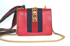 Gucci Mini Sylvie Chain Shoulder Bag Rot