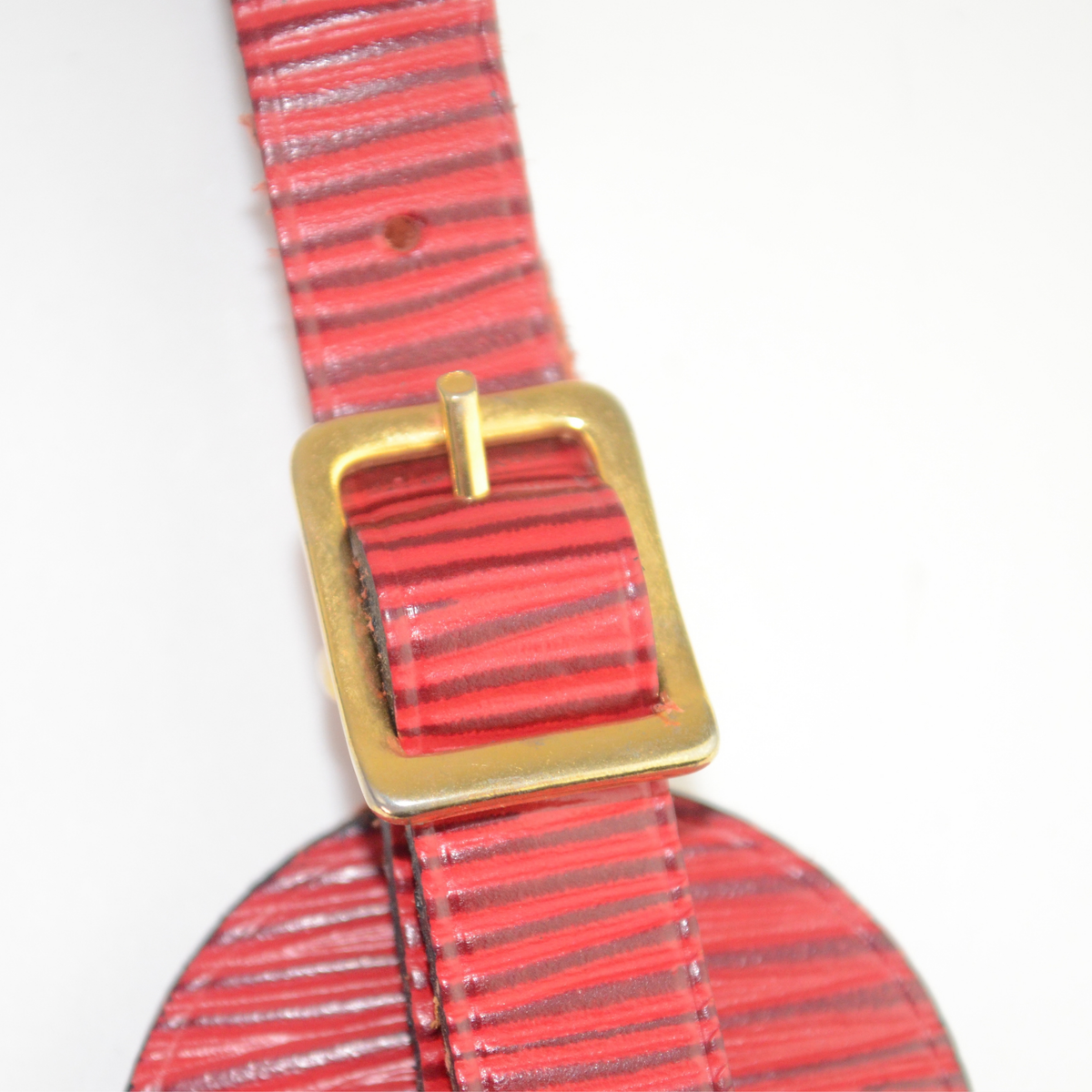 Louis Vuitton Kofferanhänger Epi Rot Luggage Tag
