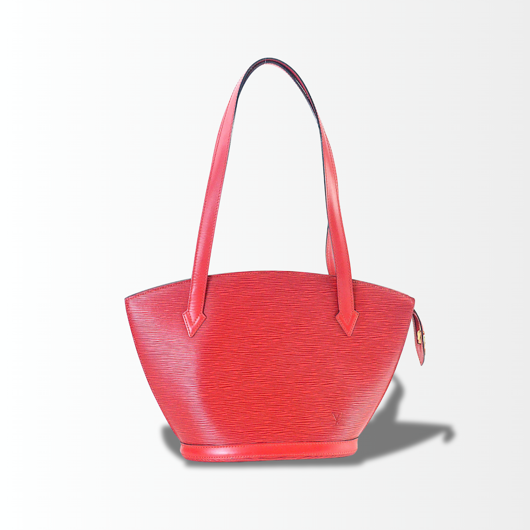 Louis Vuitton Saint Jacques Schultertasche Epi Leder Rot