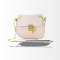 Chloé Drew Mini Umhängetasche Leder Rosa