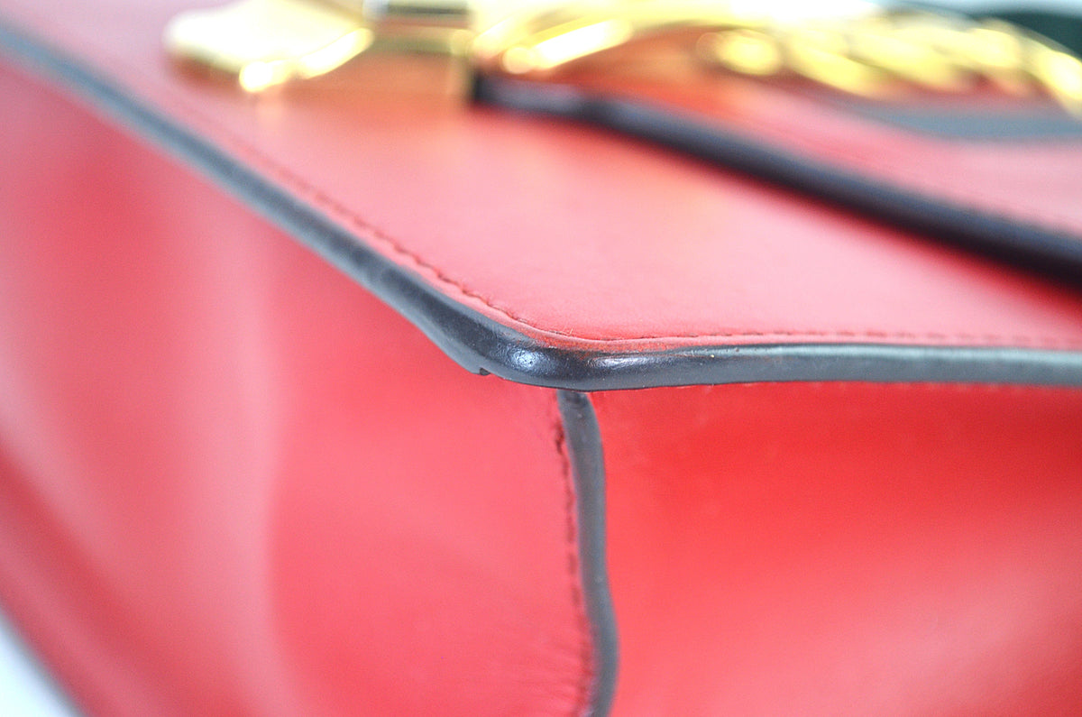 Gucci Mini Sylvie Chain Shoulder Bag Rot