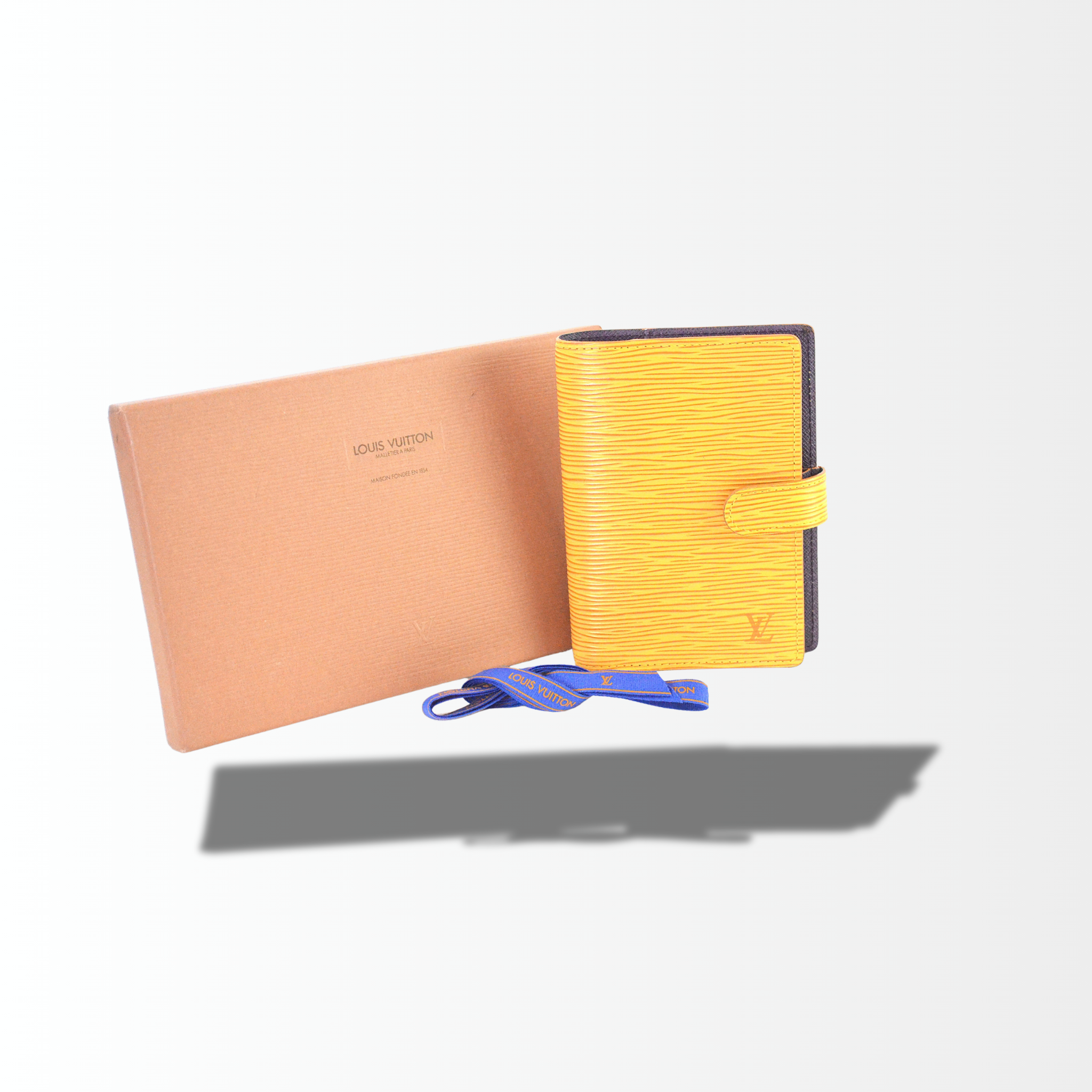 Louis Vuitton Agenda PM Kalenderhülle Epi Leder Gelb