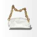 Bottega Veneta The Chain Pouch Weiß