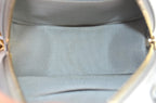 Chanel 19 Round Clutch with Chain Metallic Silber