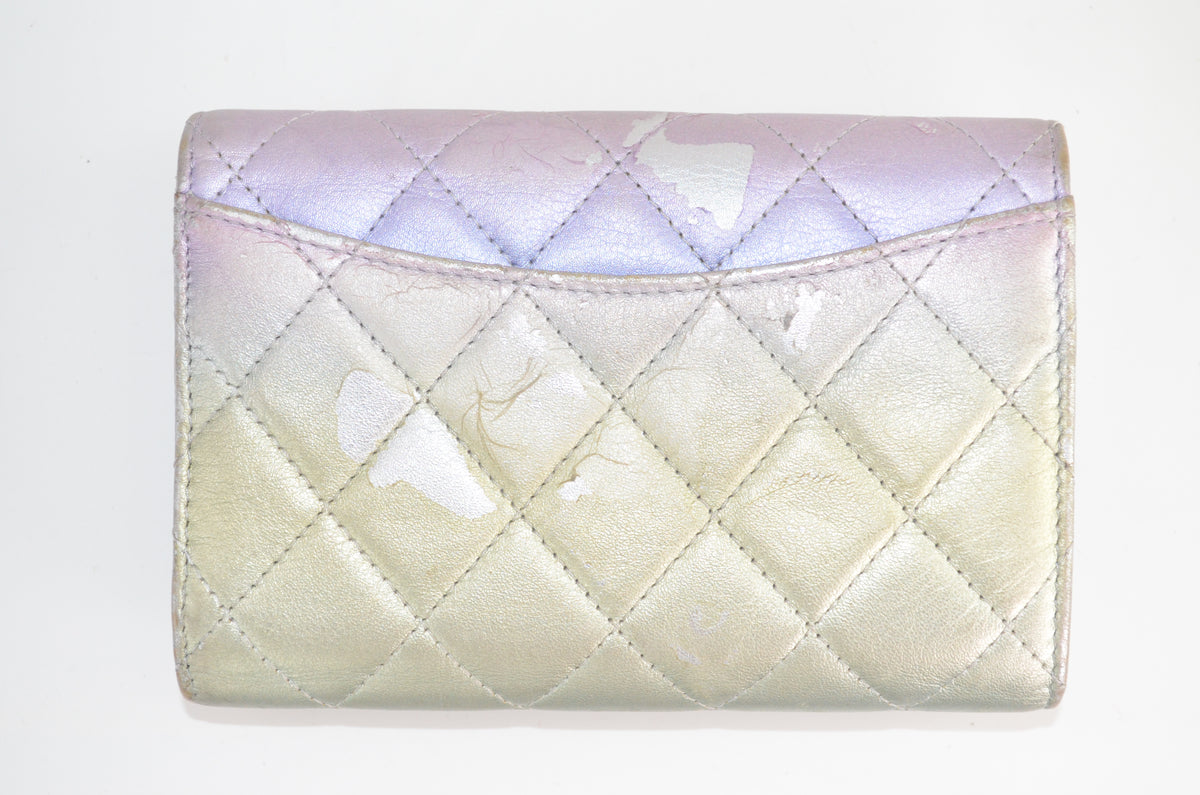 Chanel Gradient Metallic Flap Wallet