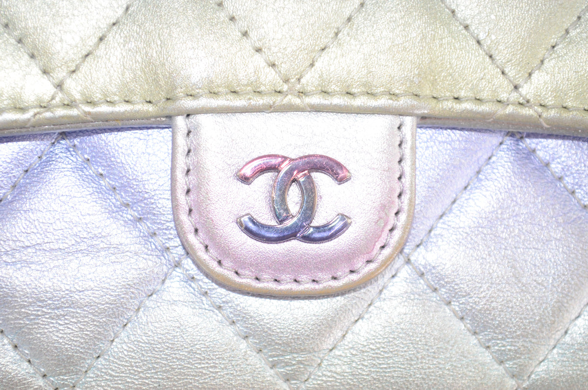 Chanel Gradient Metallic Flap Wallet