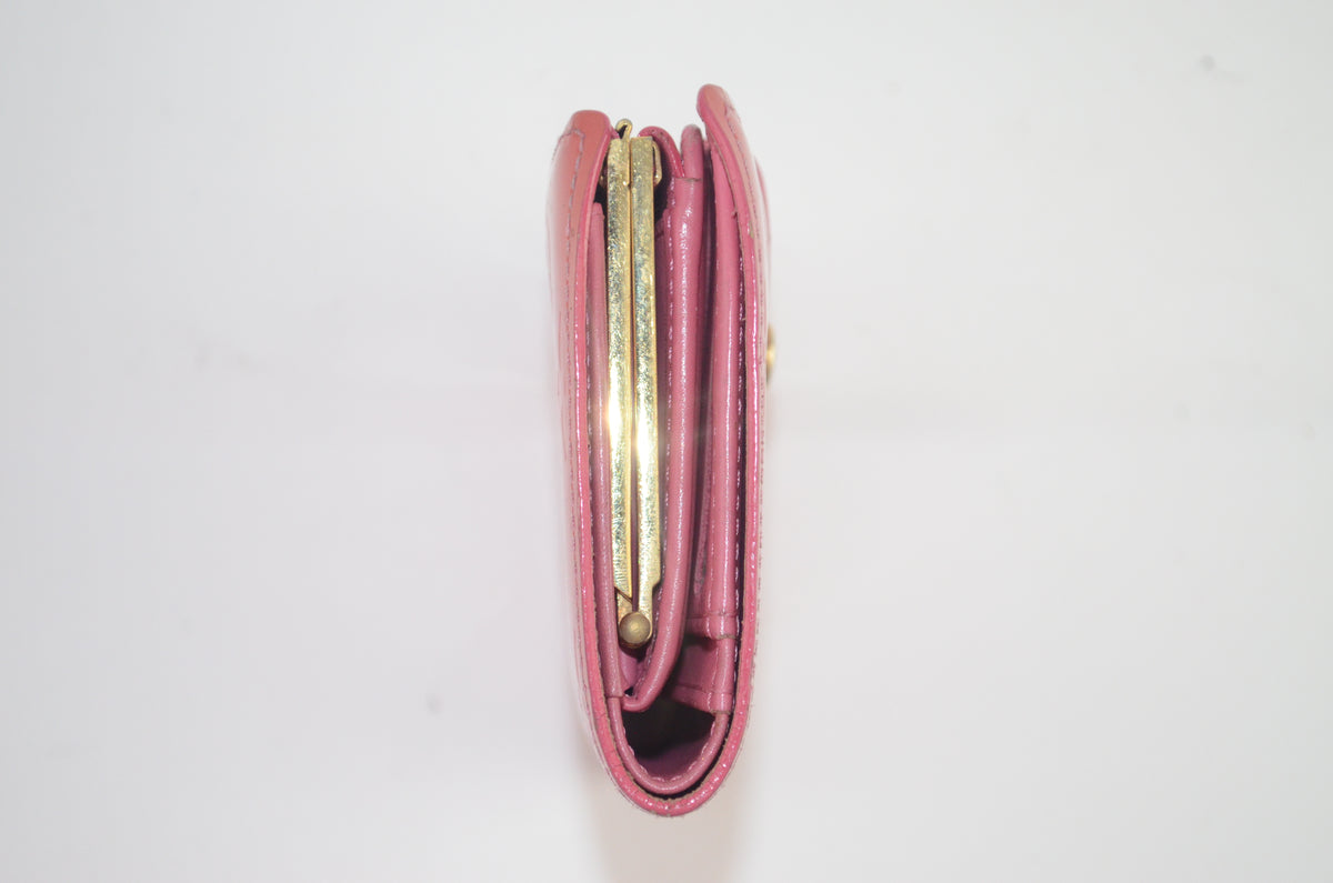 Louis Vuitton Monogram Vernis Portemonnaie Rot