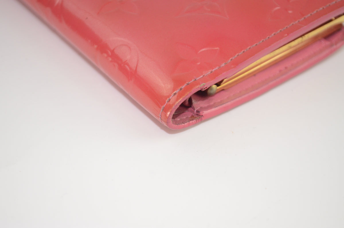 Louis Vuitton Monogram Vernis Portemonnaie Rot