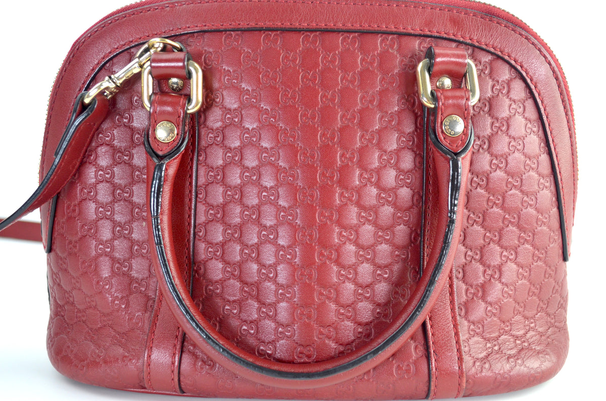 Gucci Microguccissima Dome Satchel Rot