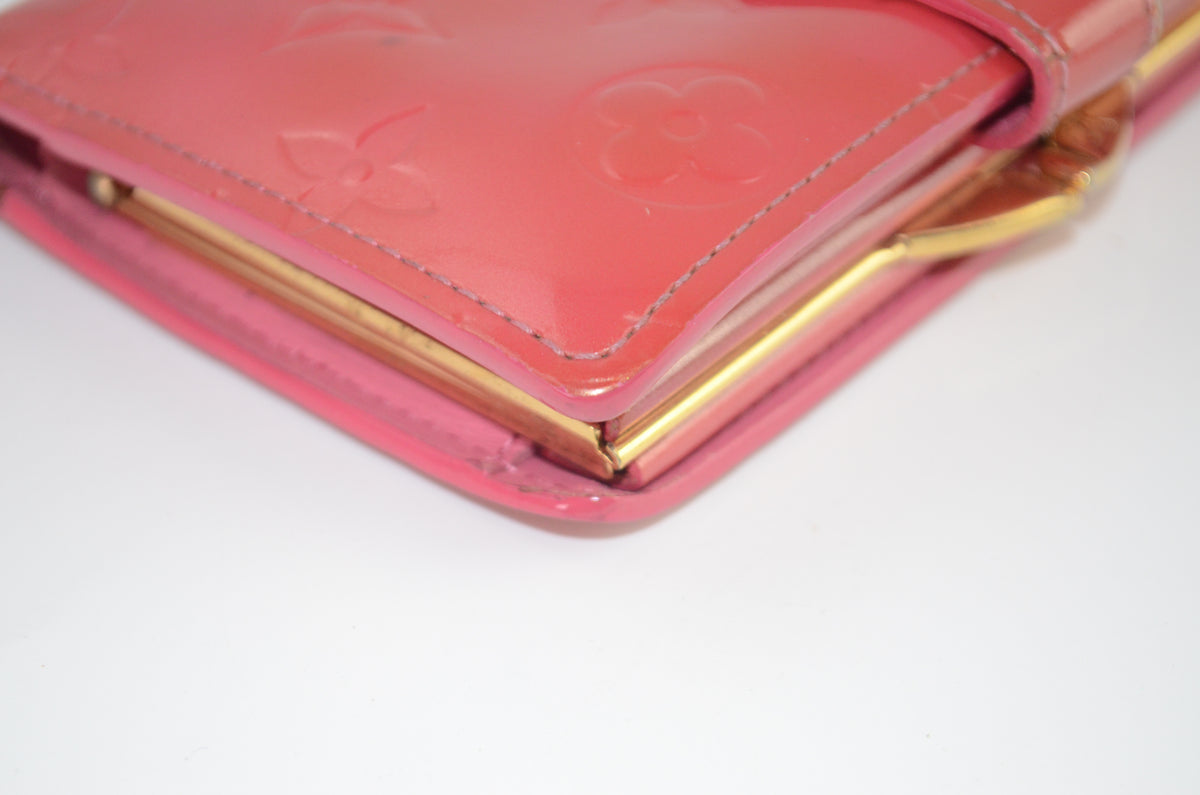 Louis Vuitton Monogram Vernis Portemonnaie Rot