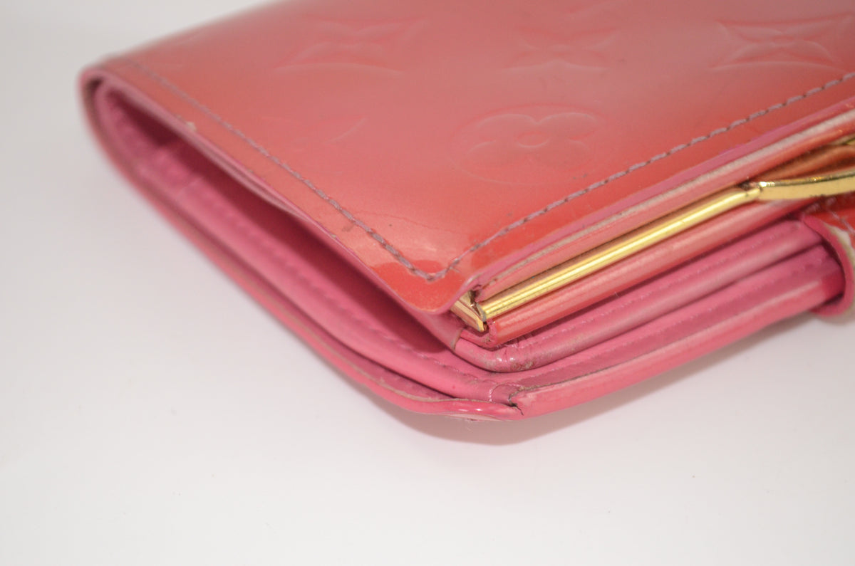 Louis Vuitton Monogram Vernis Portemonnaie Rot