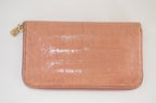 Miu Miu St. Cocco Lux Zip Around Wallet Lack-Kalbsleder in Antico