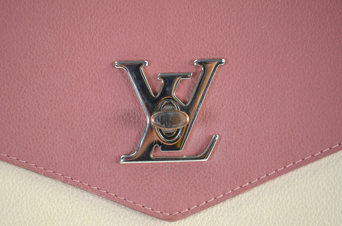 Louis Vuitton LockMe Leder Bordeaux Creme