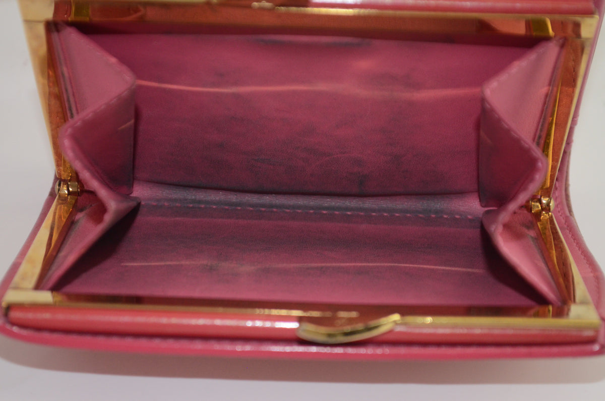 Louis Vuitton Monogram Vernis Portemonnaie Rot