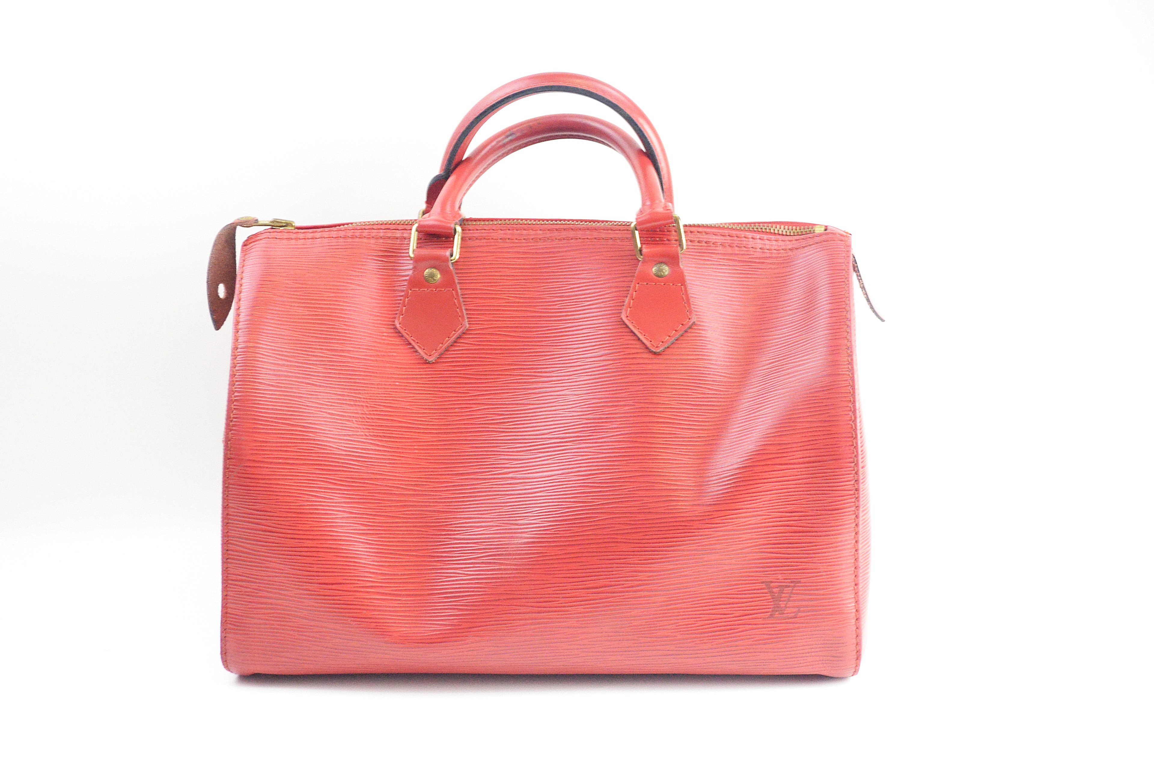 Louis Vuitton Speedy 30 Epi-Leder rot