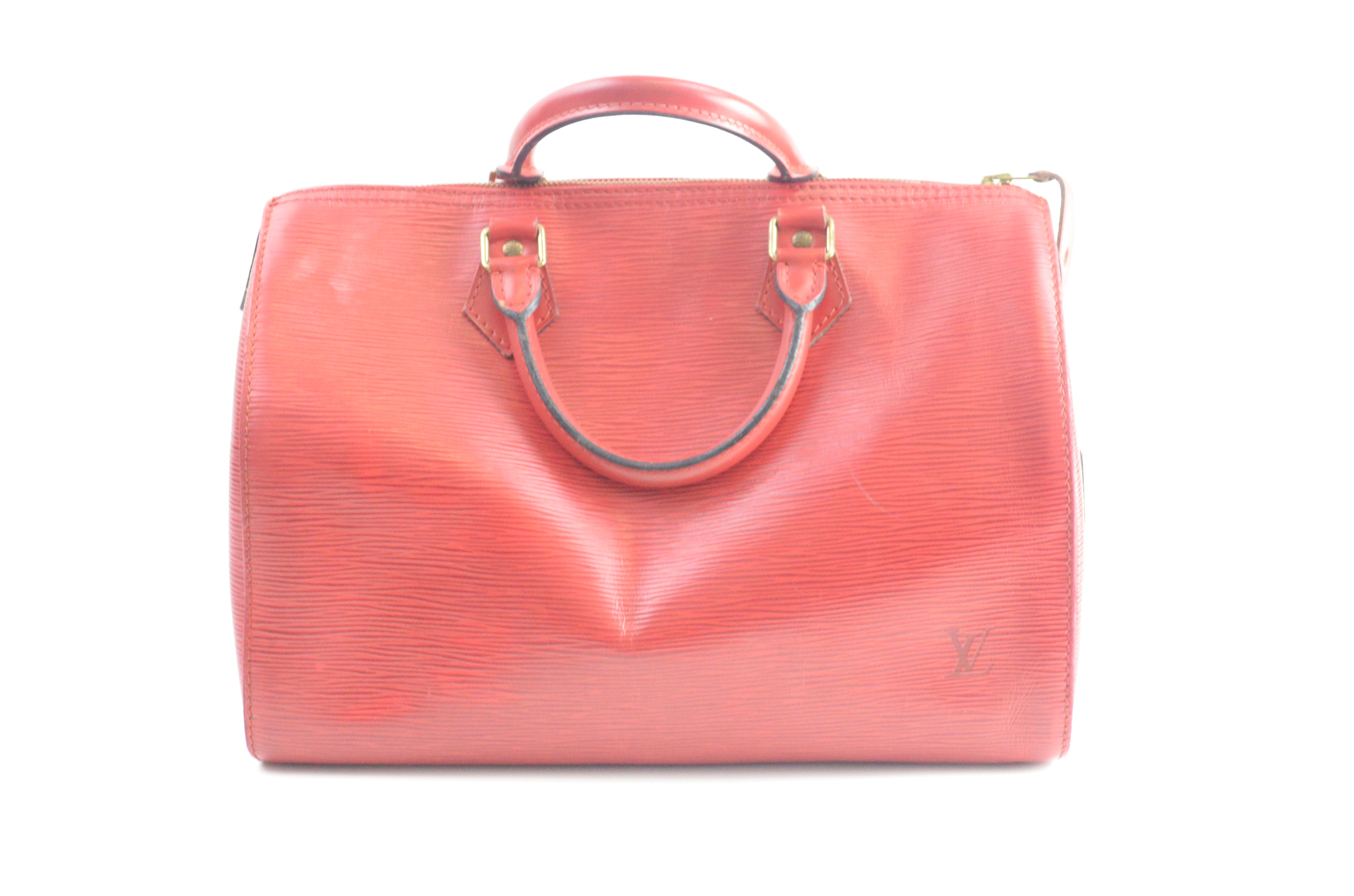 Louis Vuitton Speedy 30 Epi-Leder rot