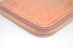 Miu Miu St. Cocco Lux Zip Around Wallet Lack-Kalbsleder in Antico