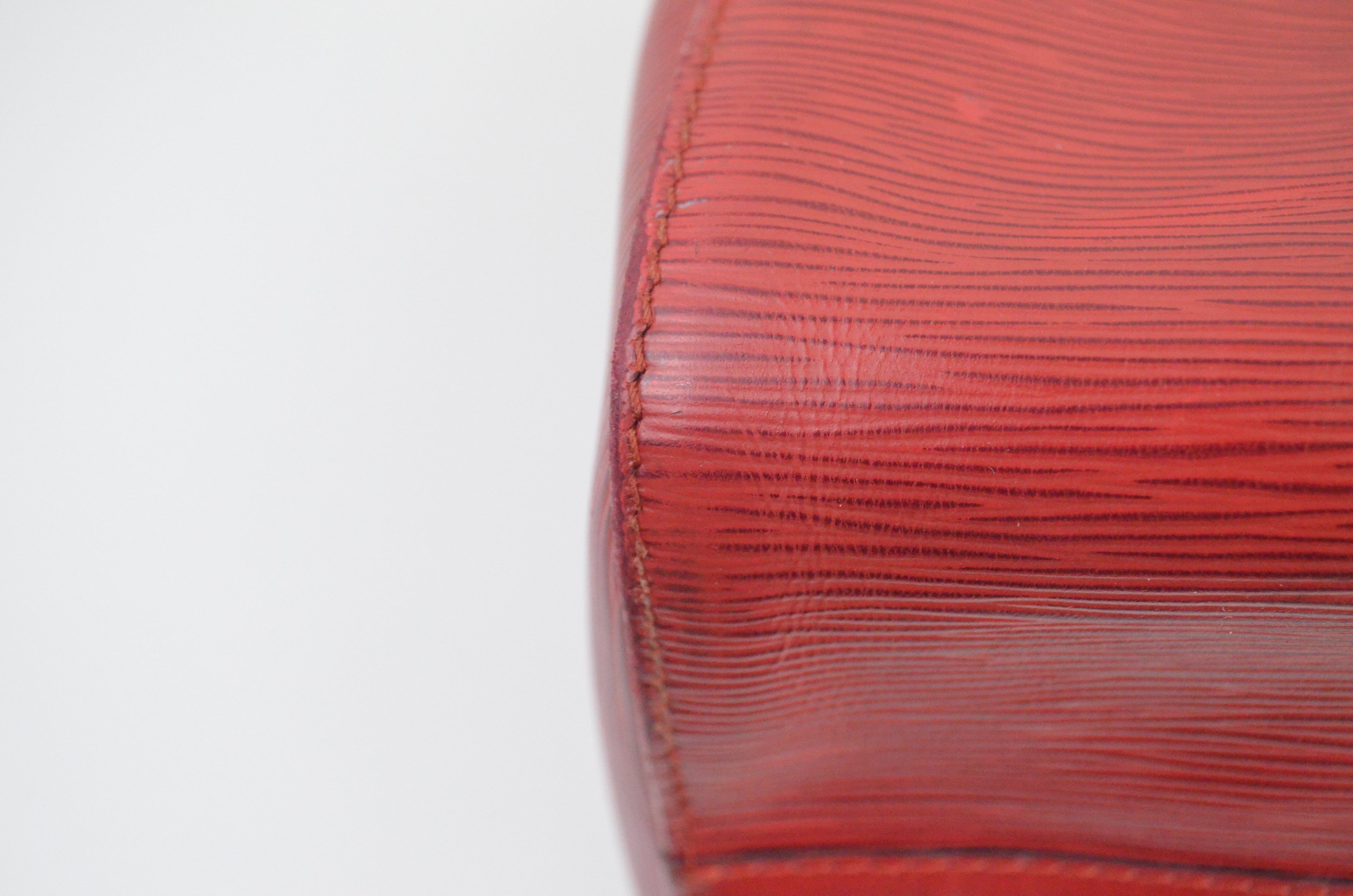 Louis Vuitton Speedy 30 Epi-Leder rot