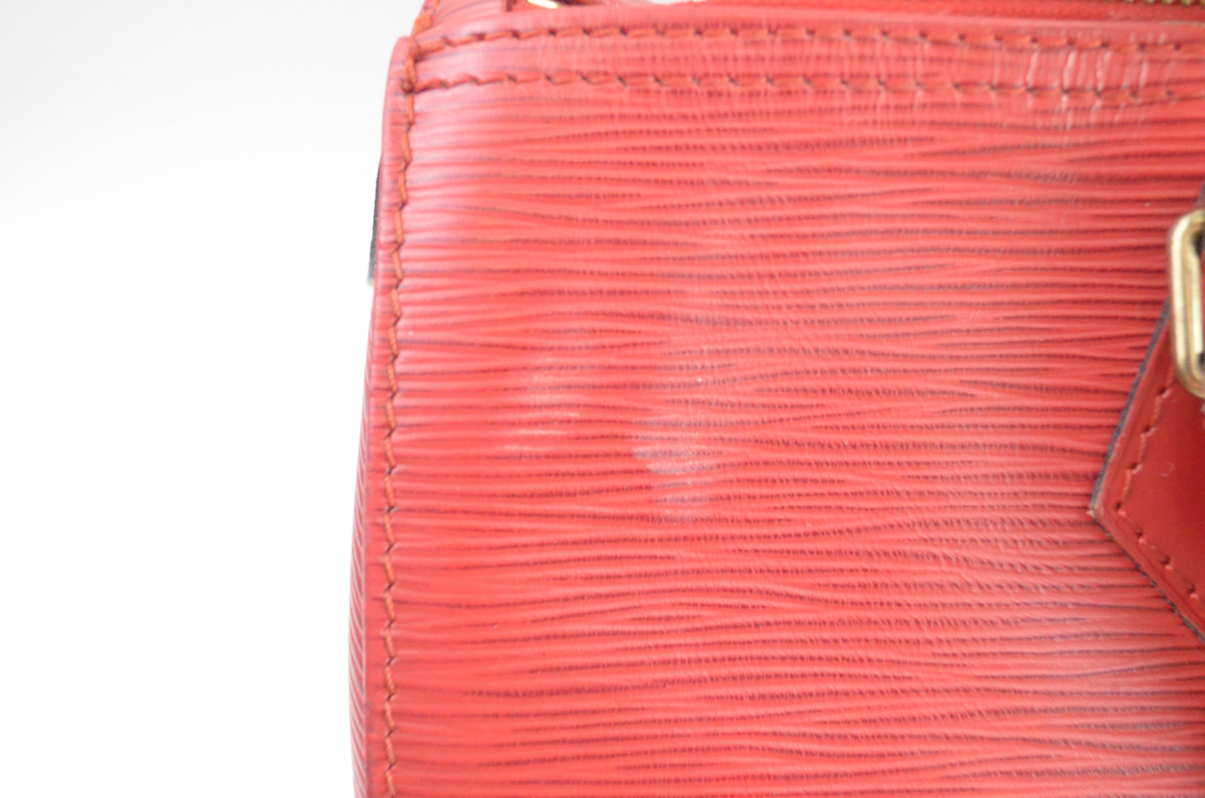 Louis Vuitton Speedy 30 Epi-Leder rot