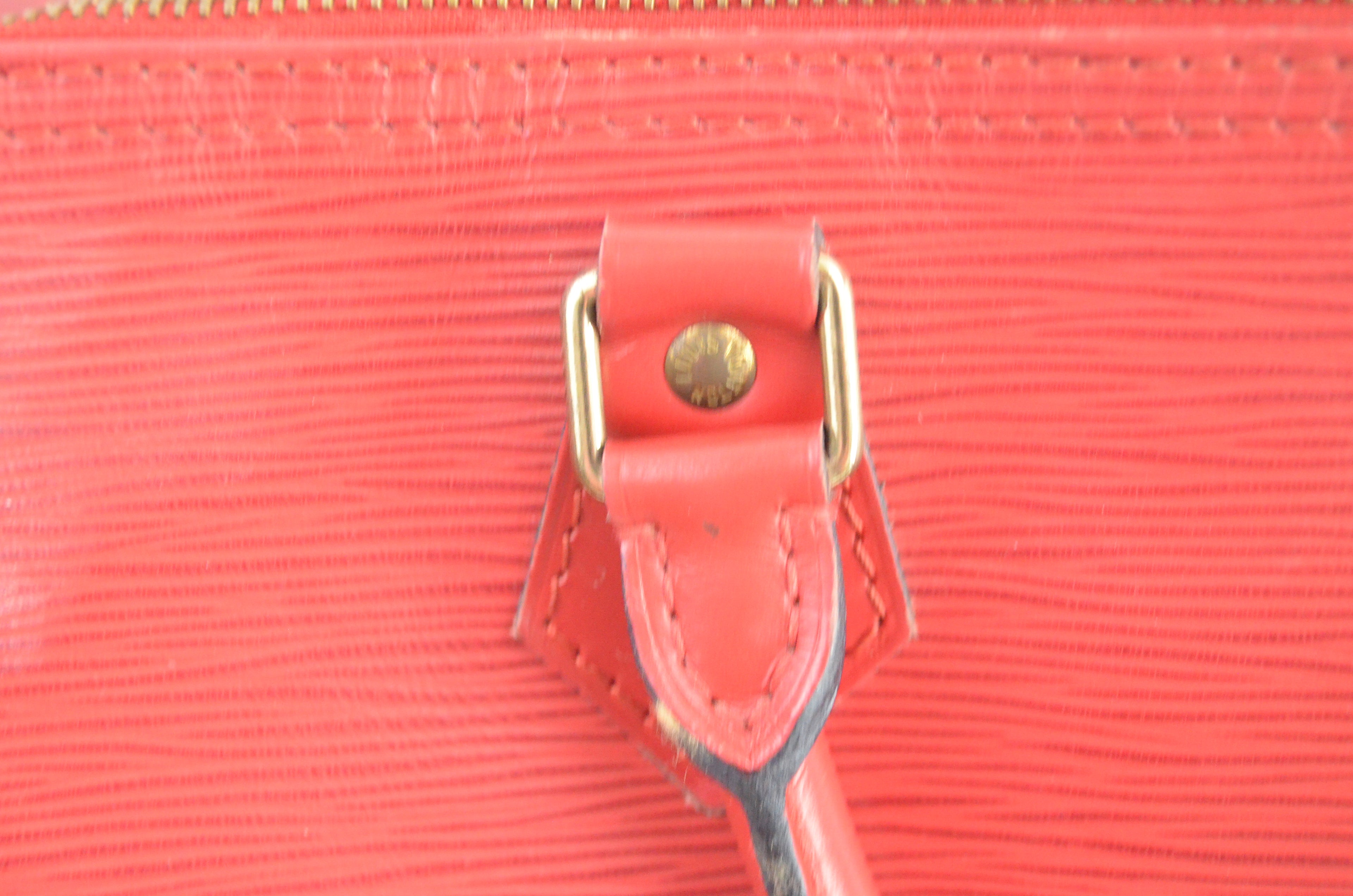 Louis Vuitton Speedy 30 Epi-Leder rot