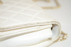 Chanel Schultertasche Weiß mit CC-Verschluss