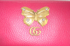 Gucci Butterfly Wallet Farfalla Pink