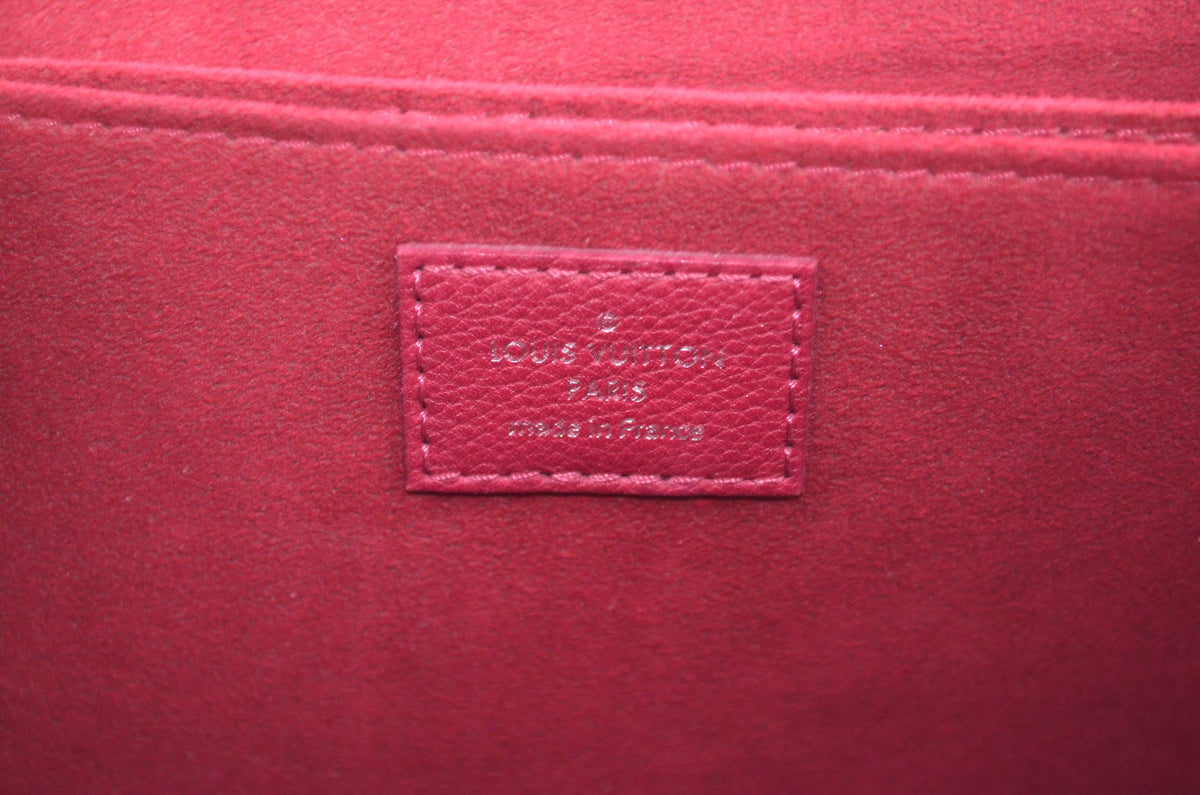 Louis Vuitton LockMe Leder Bordeaux Creme