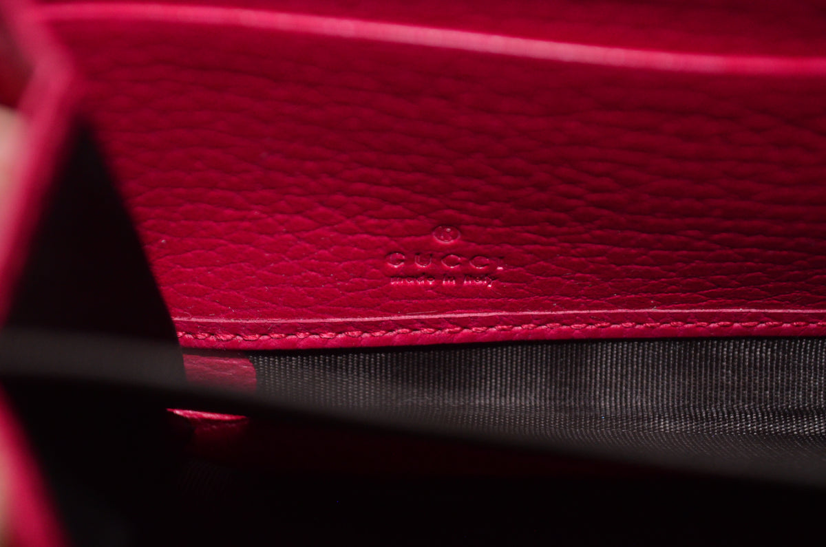 Gucci Butterfly Wallet Farfalla Pink