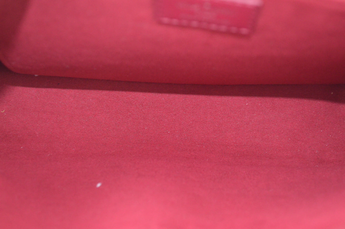 Louis Vuitton LockMe Leder Bordeaux Creme