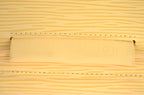Louis Vuitton Porte-Monnaie Elastique Epi Leder Vanilla