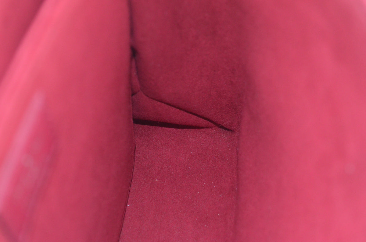 Louis Vuitton LockMe Leder Bordeaux Creme