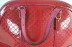 Gucci Microguccissima Patent Nice Dome Satchel Rot