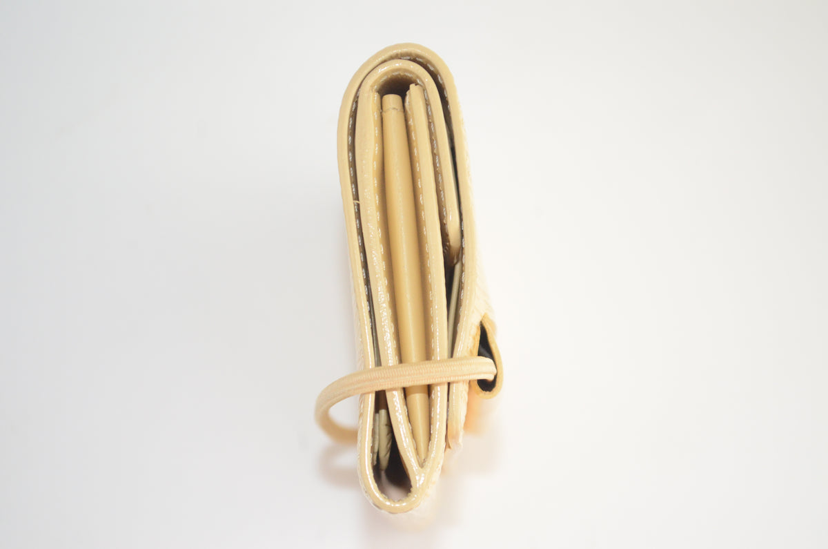 Louis Vuitton Porte-Monnaie Elastique Epi Leder Vanilla