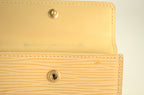 Louis Vuitton Porte-Monnaie Elastique Epi Leder Vanilla