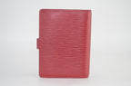 Louis Vuitton Agenda Fonctionnel Epi Leder Rot