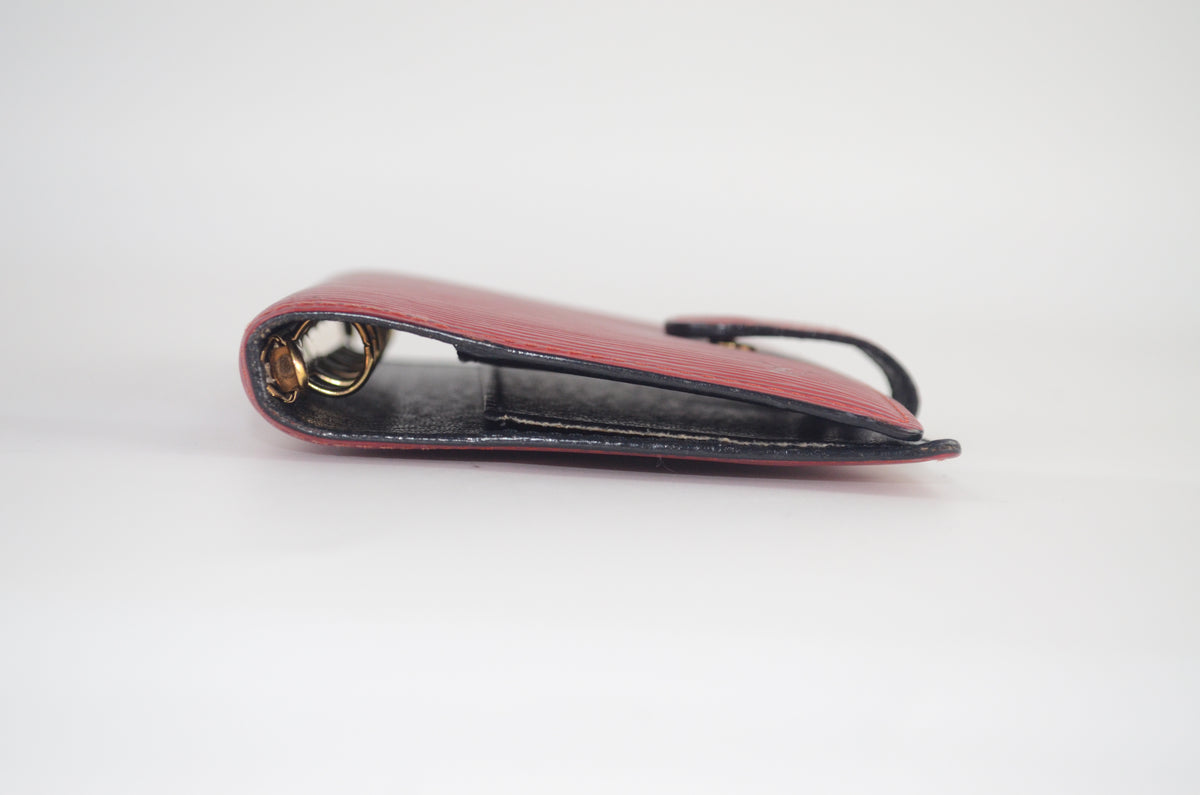 Louis Vuitton Agenda Fonctionnel Epi Leder Rot