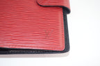 Louis Vuitton Agenda Fonctionnel Epi Leder Rot